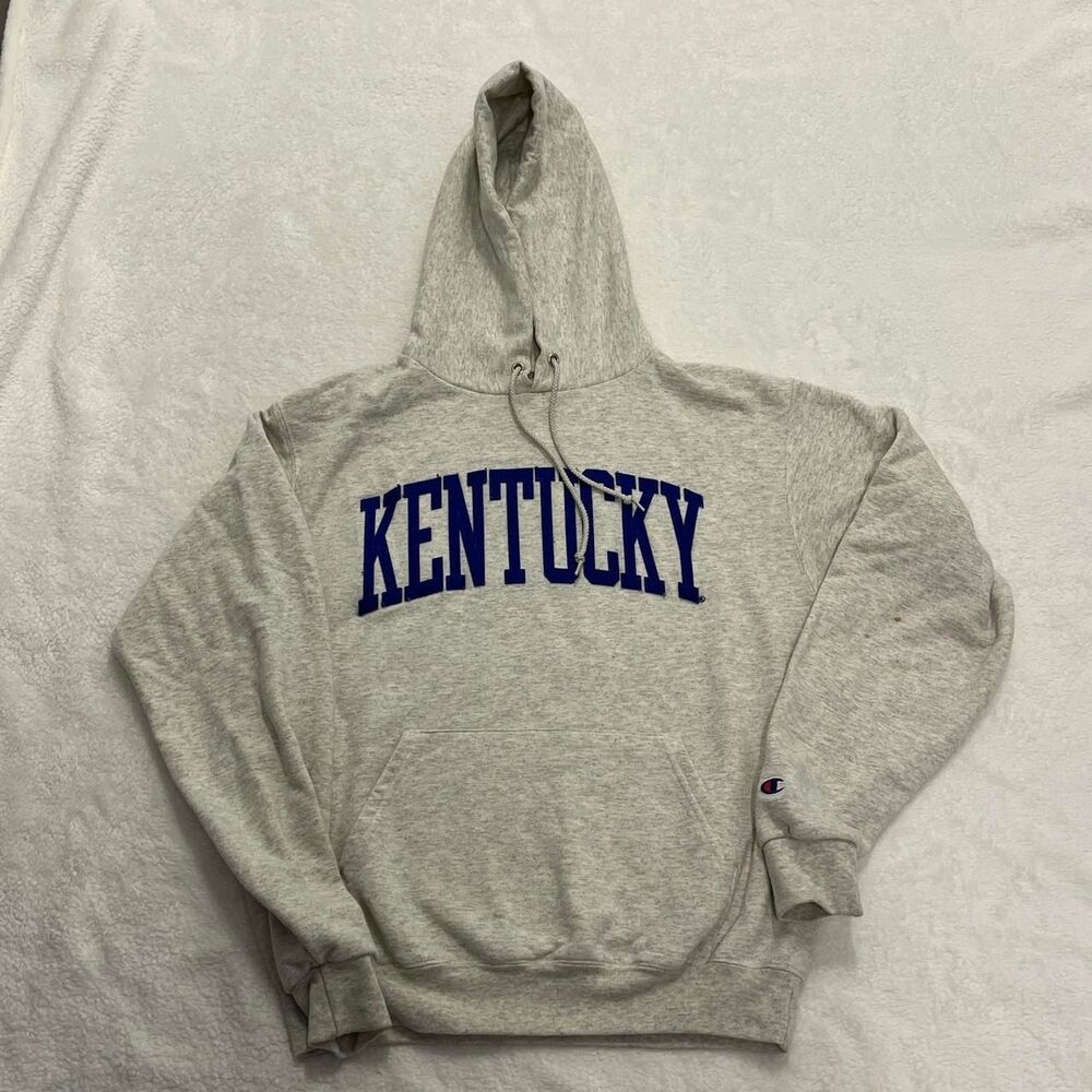 Champion Men's Grey Hoodie